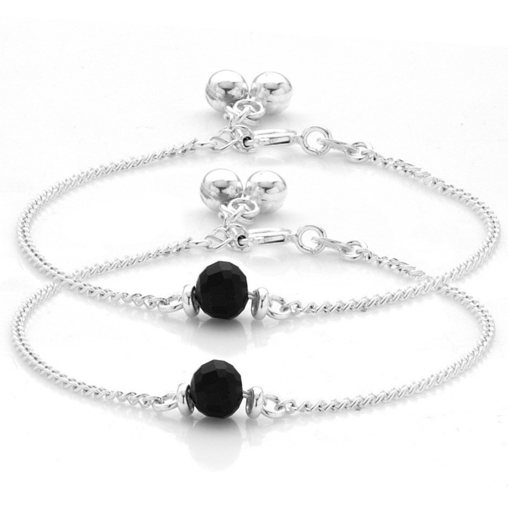 Silver Anklet(Pack of 2)